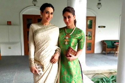 Look of the day: Sisters Karisma, Kareena  Kapoor serve up pure glamour in Sabyasachi and Payal Khandwala