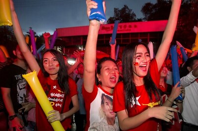 Myanmar's Aung San Suu Kyi wins her seat but presidency out of reach
