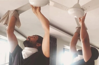 Vicky Kaushal Makes a 'Fan'tastic Pun While Doing Household Chores Amid Coronavirus Lockdown