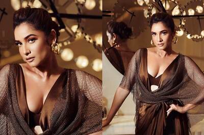 Ankita Lokhande Looks Smoking HOT In Brown Shimmery Gown; Husband Vicky Jain Reacts