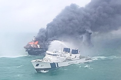Operator of Ship That's on Fire off Sri Lanka's Coast Wanted to Leave Leaking Chemical Container in India