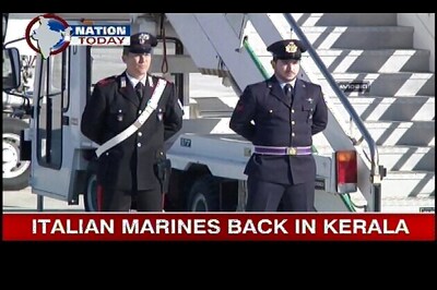 Italian marines return to Kochi