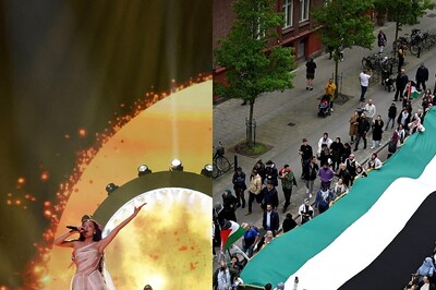 Watch: Pro-Palestinian Protests Erupt Over Israeli Artist's Eurovision Participation In Sweden