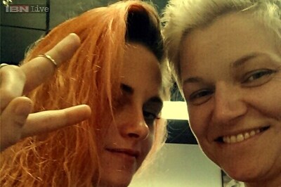 'Twilight' actress Kristen Stewart dyes hair tangerine for new film