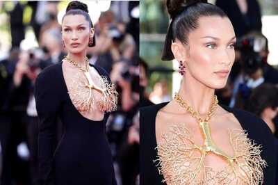 Bella Hadid's Golden Lung Necklace Turns Heads at Cannes Film Festival; See Photos