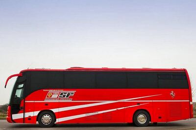 Scuderia Ferrari’s Formula 1 Team Bus used by Michael Schumacher up for Auction