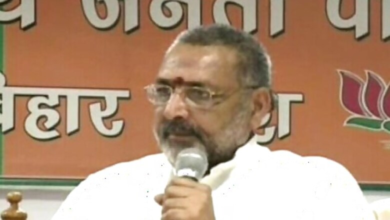 JD(U), RJD, Congress demanded Giriraj Singh's arrest and termination of Parliament membership