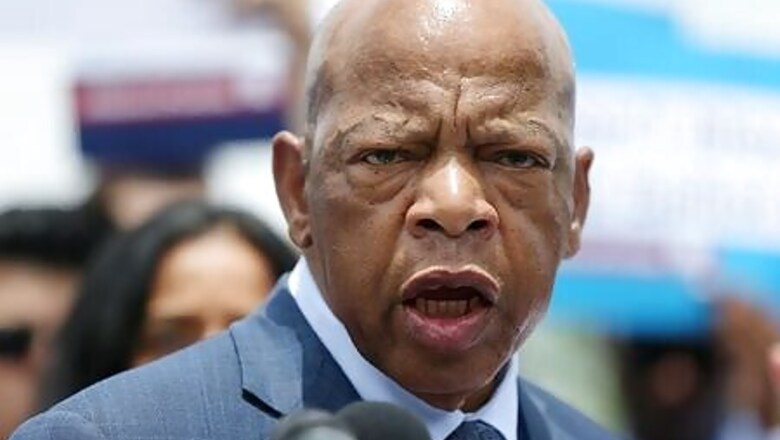 Trump snubs civil right icon Lewis, cites absence at 2017 inauguration