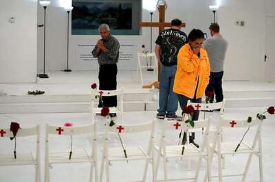 Texas Church Reopens as Solemn Memorial to Shooting Victims