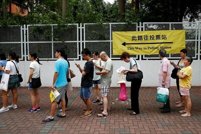 Record Voter Turnout in Key Hong Kong Election