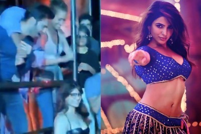 Samantha Blushes As Oo Antava Plays In Serbian Club, Varun Dhawan Cheers Her On; Watch