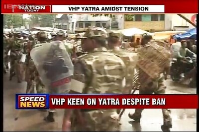 UP: VHP keen on Ayodhya yatra despite ban, security beefed up