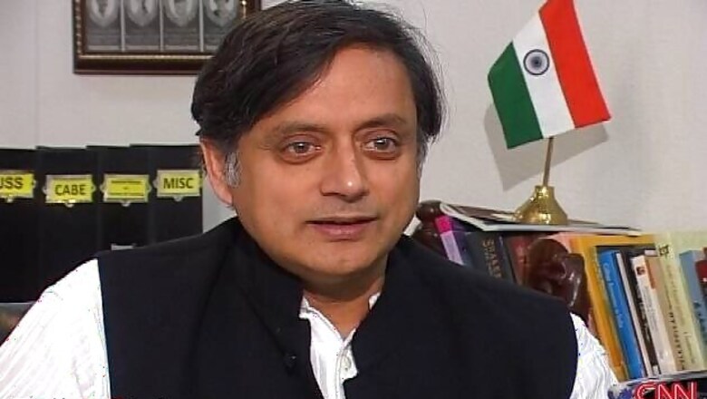 Shashi Tharoor pats BJP for help passing Lokpal Bill