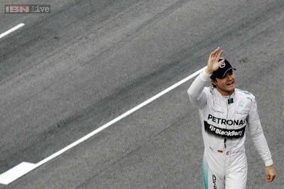 Mercedes driver Rosberg claims pole position for German Grand Prix