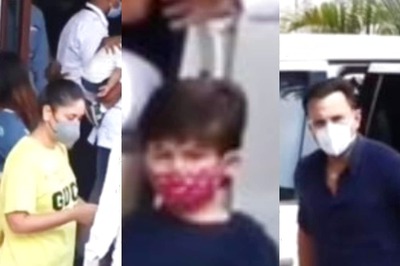 Kareena Kapoor Khan, Saif Ali Khan Jet Off to Vacation With Sons Taimur and Jehangir