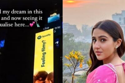 Sara Ali Khan Says It is a Dream Come True Moment as Atrangi Re Poster is Displayed at Times Square