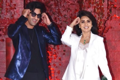 Ranbir Kapoor Cutely Promotes Mom Neetu Kapoor's 'JugJugg Jeeyo' at Karan Johar's Birthday Party