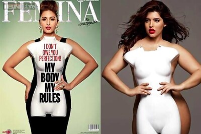Is Huma Qureshi's curvy Femina cover inspired from this suspiciously similar photo of plus size model Denis Bidot?