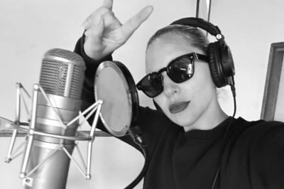 Lady Gaga Teases New Music With B&W Photos From Studio, Says 'Feel Grateful And Peaceful'