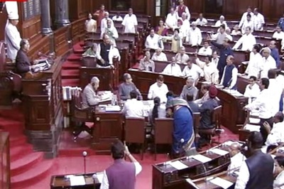 RS Adjourned Thrice Amid SP Protests