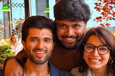 Vijay Deverakonda and Samantha Ruth Prabhu Are All Smiles In This Unseen Photo With Kushi Director