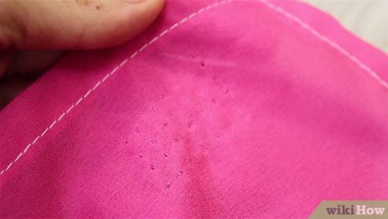 How to Remove Needle Marks from Fabric