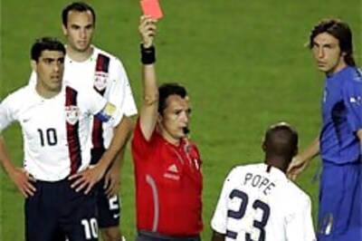 Referees acting tough a good sign: FIFA