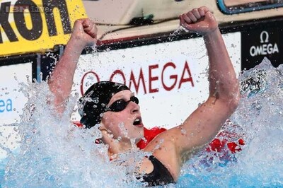 Katie Ledecky breaks 1500m world record at Pan Pacific