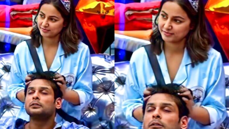 Bigg Boss 14: Hina Khan Gives Head Massage to Sidharth Shukla, Fans Call Them 'SidHina'