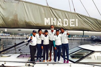 Navy's all-women sailing crew readying to go around the globe