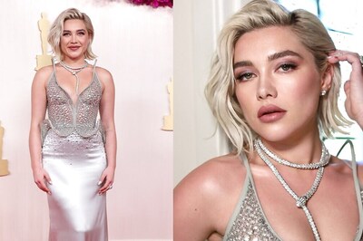 Oscars 2024: Florence Pugh, In Silver Corseted Gown, Is Shinning Bright Like A Diamond