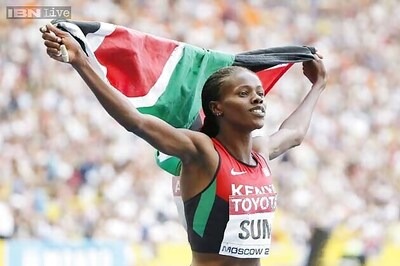 Eunice Sum of Kenya wins women's 800m in Moscow