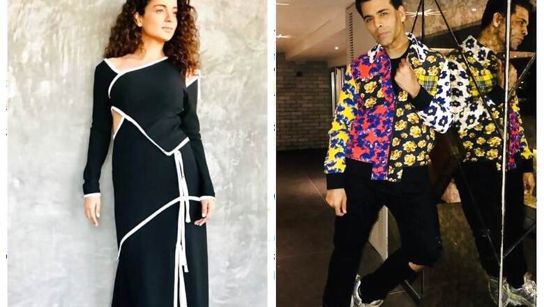 Did Karan Johar Just Take a Sly Dig at Kangana Ranaut Over Nepotism?