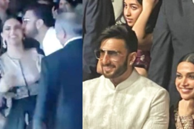 Ranveer Singh Kisses Deepika Padukone As They Shake A Leg At Karan Deol's Wedding Reception; Watch