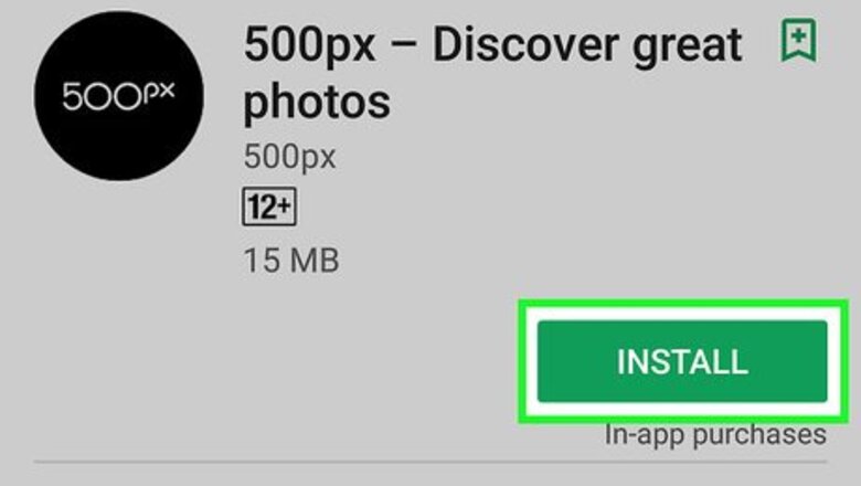 How to Use 500px on Android