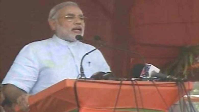Real development of Guj to happen after state polls: Modi