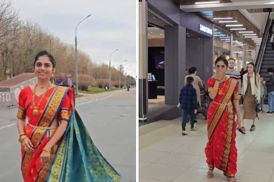 Watch: 'Marathi Mulgi' In Traditional Nauvari Saree Takes To Russian Streets, Internet Is Happy