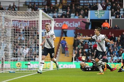 Tottenham beat Aston Villa to keep pressure on Leicester in EPL
