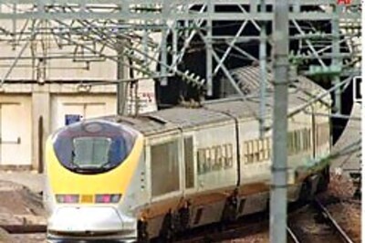 Rail tunnel fire leaves Briton travellers stranded