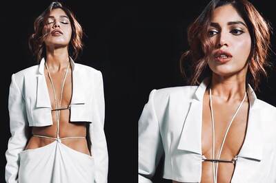 Sexy Video! Bhumi Pednekar Goes Topless in Unbuttoned Cropped Blazer for Racy Photoshoot | Watch