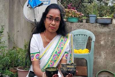 This West Bengal Woman Grows Lotus In Small Tea Cups