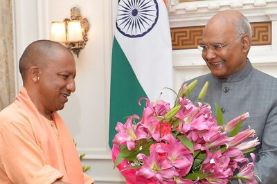 UP CM Adityanath Calls on President Ram Nath Kovind During 1st Visit to Capital After Polls