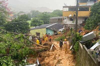 Mudslides Kill 14 in Heavy Rains in Brazil's Rio De Janeiro State