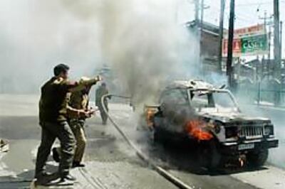 5th blast: Tourist Reception Centre, 6 injured