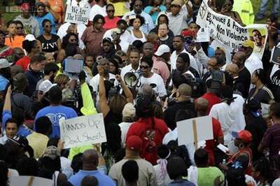 UN chief  urges restraint after protests over teen's killing in US