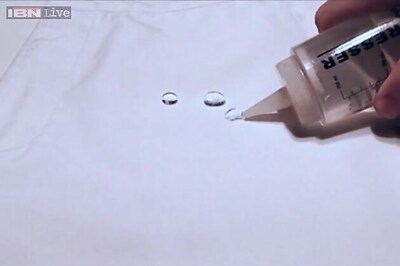 Watch: A swimwear that doesn't get wet, even in the pool