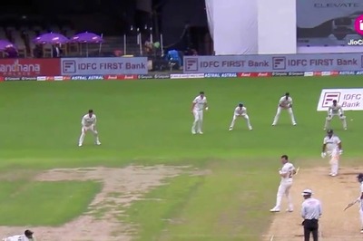 Devon Conway Takes Flying Catch With One Hand To Dismiss Sarfaraz Khan In 1st IND-NZ Test - WATCH